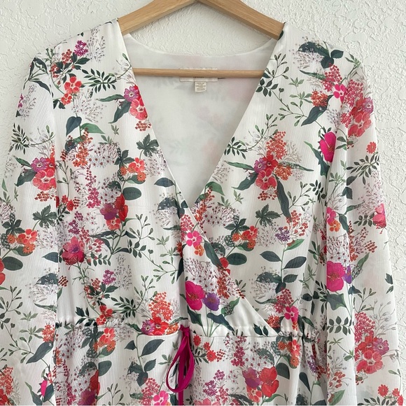 Ted Baker Millii Dress Size 6 Floral Tiered Midi Party Wedding Resort Garden - Picture 5 of 16